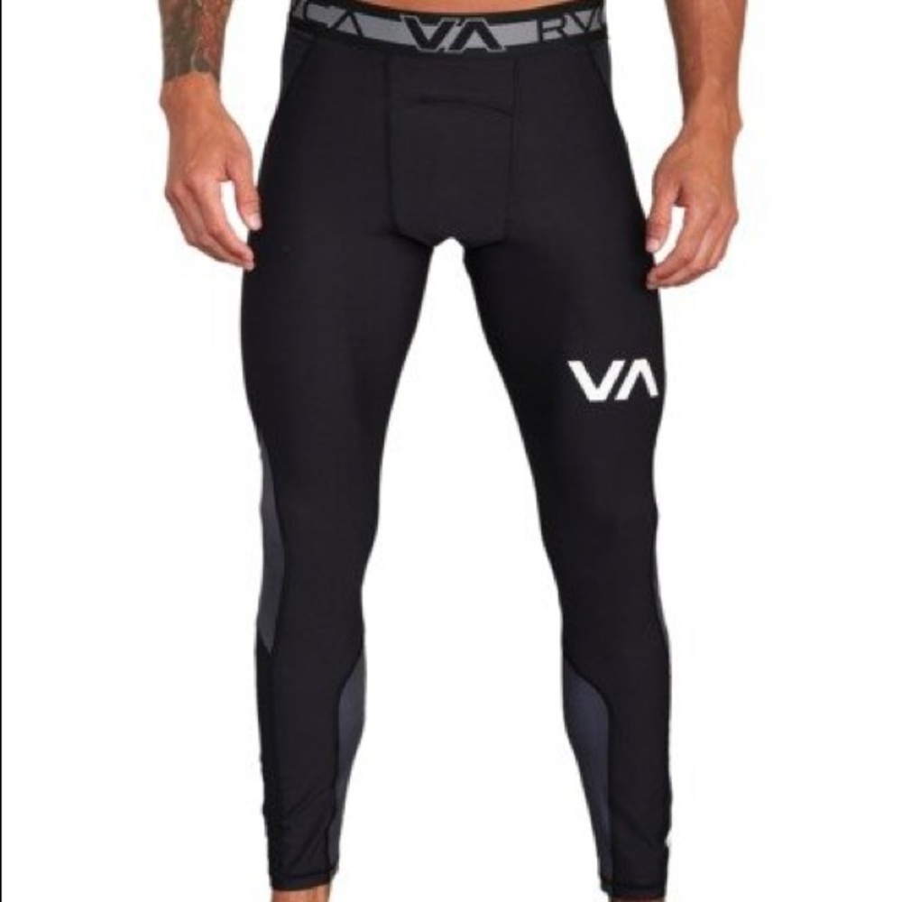 RVCA men compression pants M NWT